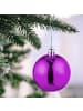 relaxdays 100-tlg. Weihnachtskugeln Set in Pink