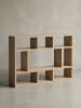 KADIMA DESIGN Wandregal WL5.809 Eiche 75x51x16 cm Holz Hängeregal Modern, in Sonoma