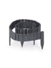 relaxdays Beeteinfassung in Anthrazit – (B)200 x (H)10 cm
