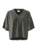 Kaffe T-shirt KArita Oversize fit in Silver Metallic Glitter