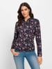 WITT WEIDEN Shirt in marine-rosenquarz-bedruckt