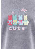 myMo Women Sweatshirt in Dark Grey