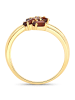 Rafaela Donata Ring Sterling Silber Granat in gelbgold