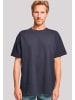 F4NT4STIC Heavy Oversize T-Shirt Oysters And Champagne in marineblau