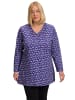 Ulla Popken Longshirt in dunkles lila