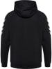 Hummel Baumwoll-Hoodie Hmlgo Cotton Zip Hoodie in BLACK