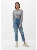 QS Strickpullover  in  9400_grau meliert