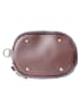 Florence Florence Schultertasche, Cityrucksack Leder grau, braun ca. 23cm