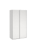 ebuy24 Schiebetürenschrank Como (2-türig) Weiß 119 x 67 cm