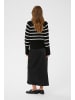 Kaffe Strickpullover KAerin Regular fit in Black Chalk Stripe