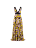 Trussardi Gelb Seide Damen Kleid