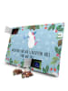 Mr. & Mrs. Panda Adventskalender Einhorn Party mit Spruch in Eisblau
