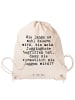 Mr. & Mrs. Panda wander rucksack Wie lange es wohl... mit Spruch in Creme