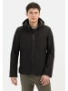 Camel Active Softshell Jacke mit abnehmbarer Kapuze in Schwarz