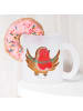 Mr. & Mrs. Panda Tee Tasse Rotkehlchen Weihnachten ohne Spruch in Transparent