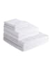 Sansibar 6-teiliges Set: Handtuch Frottier-Serie "Classic" in Weiss