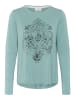Kaffe Langarm-Shirt KAmally Loose fit in Trellis