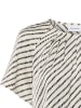 comma Bluse in ecru schwarz