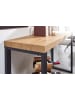KADIMA DESIGN Konsolentisch Eiche-Dekor / Schwarz 120x39x75,5 cm Design Anrichte