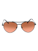 Serengeti Unisex Sonnenbrillen Aviator Schwarz