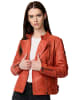 Tazzio Lederjacke "F523" - in Orange
