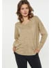usha BLACK LABEL Damen Pullover in Steinbeige