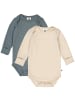 müsli Langarmbody 2er-Pack in Oak/ Stormy blue