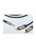 Wisam® Kabel Audiokabel 2x Cinch auf 3.5mm 8m (grau)
