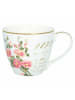 Greengate Tasse Jacobe in Weiß | Gold | Bunt