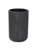 Beliani Outdoor Blumentopf EANTIO in Schwarz - (W) 25 x (H) 38 x (L) 25 cm