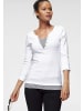 Kangaroos 2-in-1-Shirt in weiß-marine