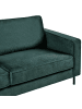 Beliani 3-Sitzer Sofa SAVALEN in Grün/Schwarz - (W) 204 x (H) 87 x (L) 91 cm