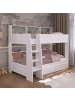 58 aufm Kessel ETAGENBETT Parisot Leo 11 mit Bettschublade 90x200 Holzdekor Weiß