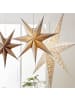 STAR Trading Papierstern Decorus Weihnachtsstern Leuchtstern hängend D: 63cm silber