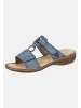 rieker Pantoletten Basic in Blau