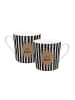 Geda Labels Tasse Home Time Coffee Lover  in schwarz - 350 ml