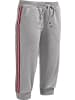 Erwin Müller Sweat Caprihose in grau meliert