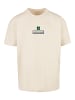 F4NT4STIC T-Shirt Silvester Happy New Year Pixel Kleeblatt in sand