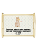 Mr. & Mrs. Panda Laptray Alpaka Fahne mit Spruch in Kaktus Grün