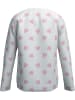 Kidsworld Langarmshirt in bordeaux/gemustert Herzen