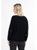 myMo Damen Strickpullover in Schwarz
