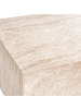 Beliani Couchtisch NOBRES in Beige - (W) 66 x (H) 30 x (L) 90 cm