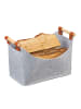 relaxdays 2 x Filztasche in Grau