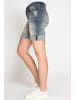 ZHRILL Damen Jeans Short NOVA Used Look in grau