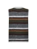 soyaconcept Weste mit Streifenmuster und Rundhalsausschnitt in Forest Night Mel Com