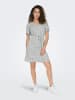 ONLY Legeres Mini Kleid Sommerliches Design Muster in Grau