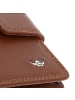 Golden Head Polo Geldbörse RFID Schutz Leder 10 cm Geldscheinklammer cognac