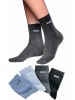 H.I.S Basicsocken in hellblau, blau, grau, schwarz