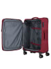 D&N Travel Line 9704 4 Rollen Kofferset 3-teilig mit Dehnfalte in dark red