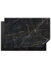 OnlyWow Herdabdeckplatte Marmor gold schwarz